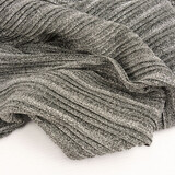 Lurex Plissée Falte Silber