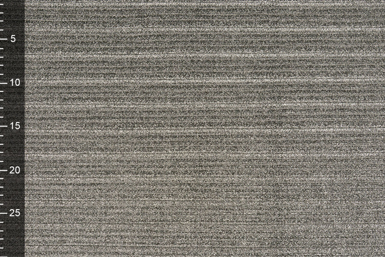 Lurex Plissée Falte Silber