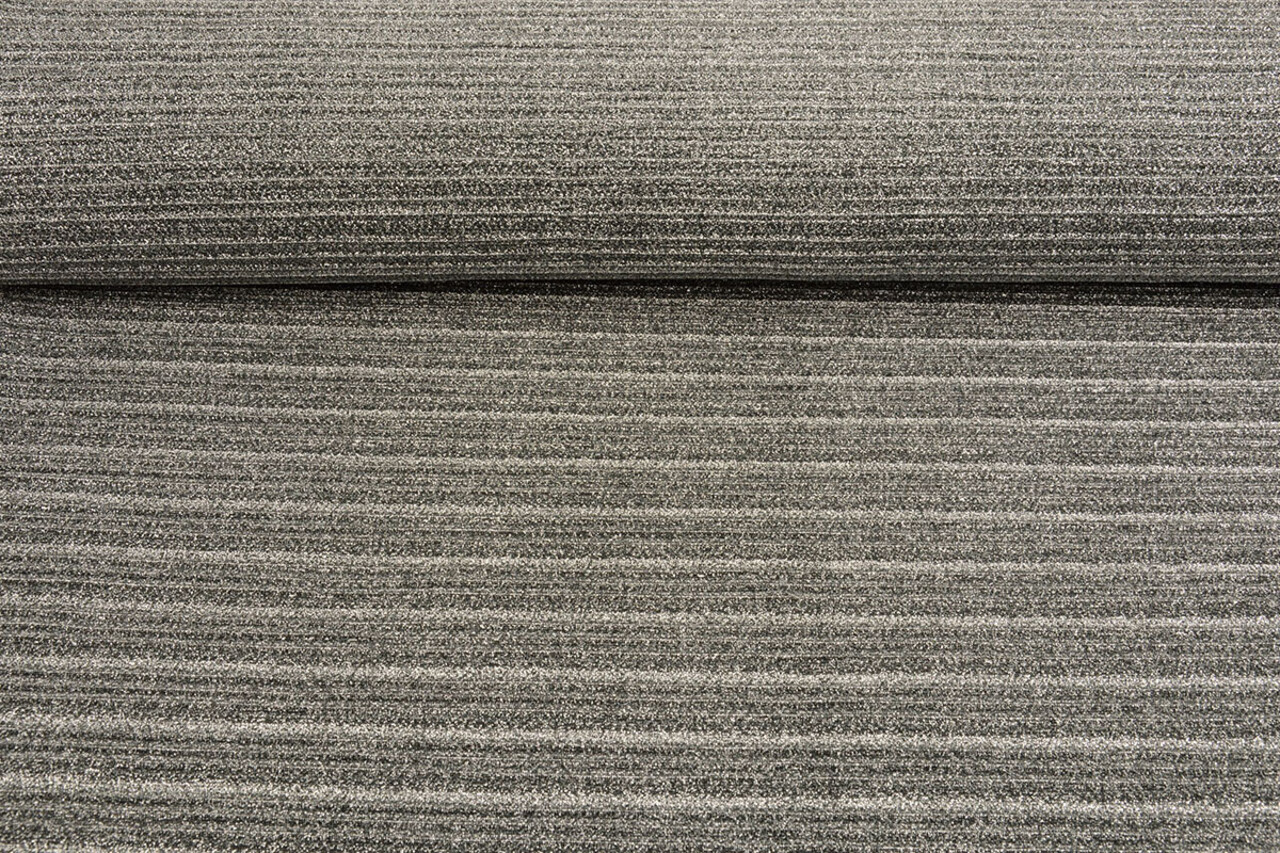 Lurex Pleated Fold Silver Lurex Pleated Fold Silver