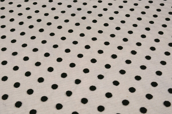 Feiner Tüll Punkte Mittel Schwarz