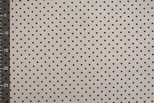 Fine Tulle Dots Small Black