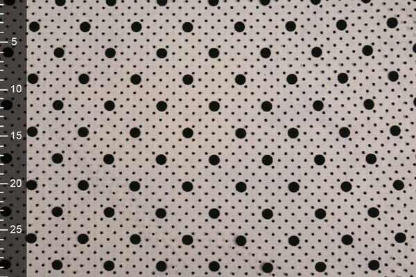 Fine Tulle Dots Mix Black