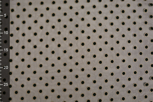 Feiner Tüll Okiri Gold-Schwarz