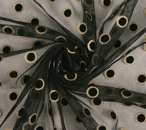 Fijne Tule Okiri Goud-Zwart Fijne Tule Okiri Goud-Zwart