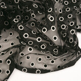 Fine Tulle Okiri Silver-Black