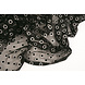 Fin Tulle Okiri Argent-Noir Fin Tulle Okiri Argent-Noir