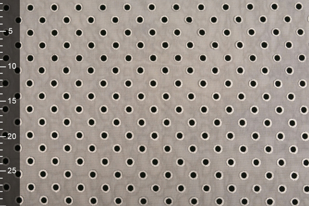 Feiner Tüll Okiri Silber-Schwarz