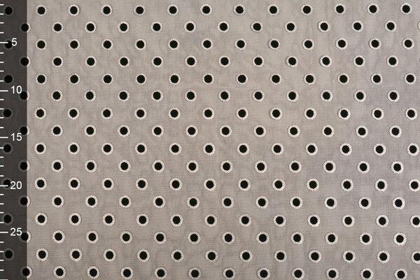 Feiner Tüll Okiri Silber-Schwarz