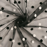 Fine Tulle Circulo Silver-Black