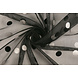Fina Tul Circulo Plateado-Negro Fina Tul Circulo Plateado-Negro
