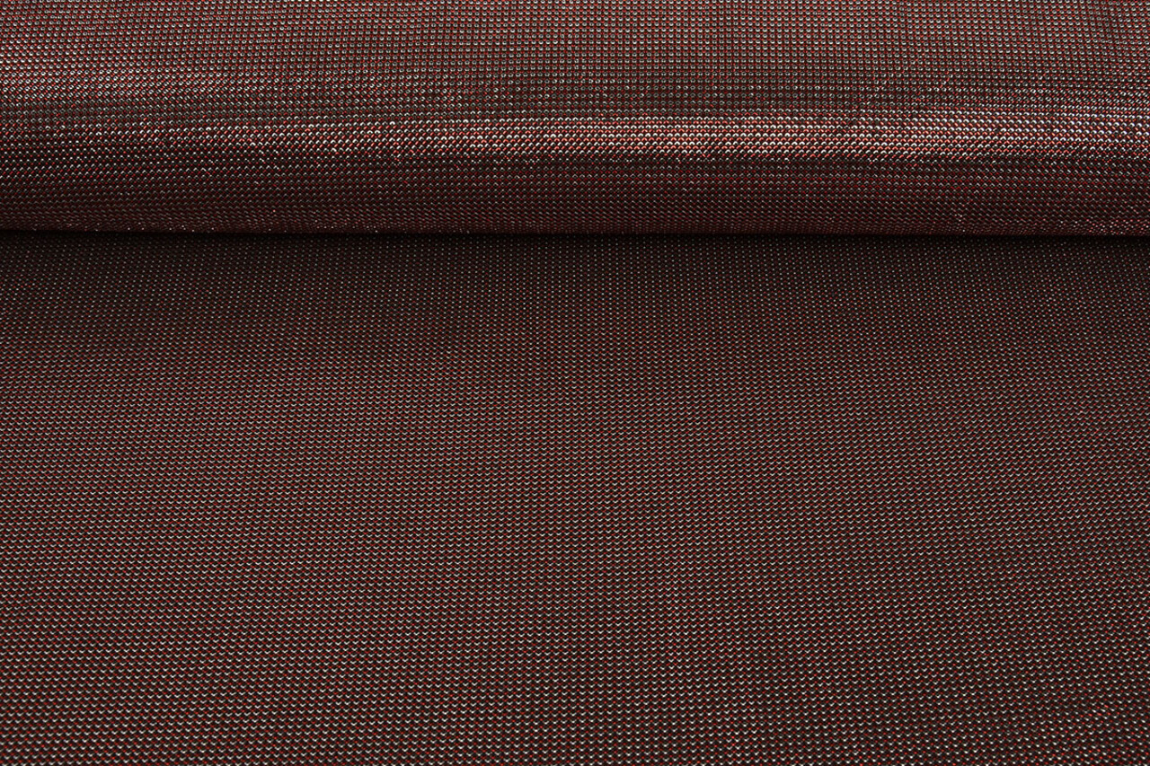 Lurex Two-Tone Rot-Silber