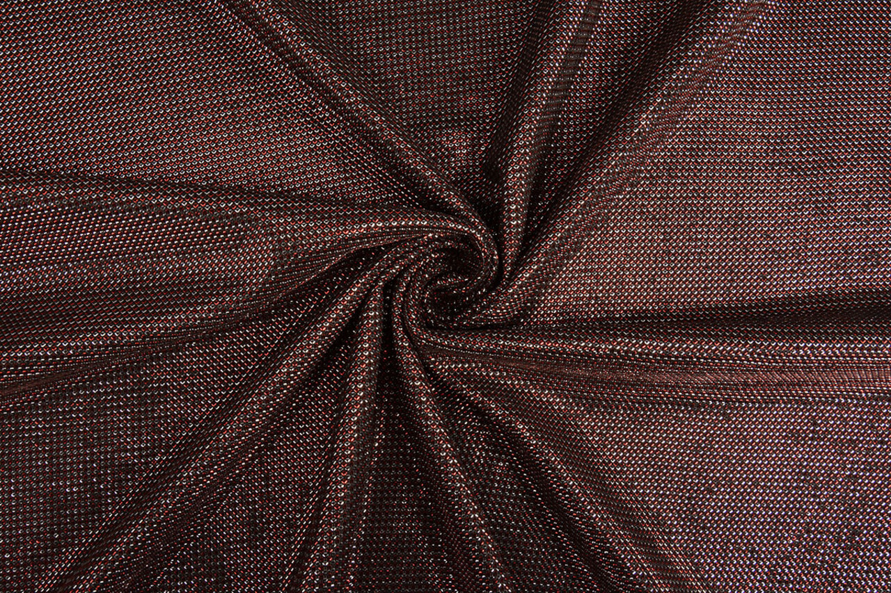 Lurex Two-Tone Red-Silver Lurex Two-Tone Red-Silver