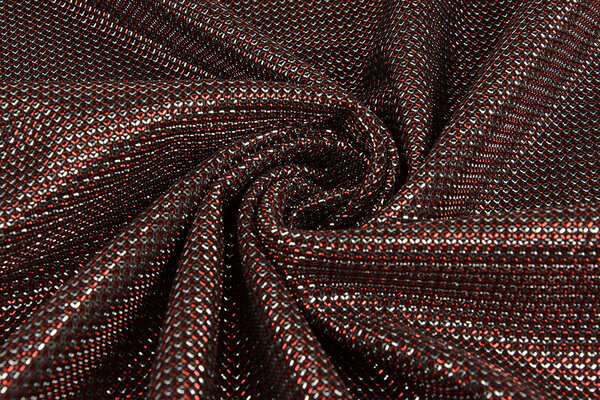 Lúrex Bicolor Rojo-Plateado