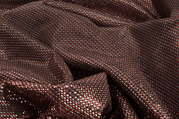 Lurex Two-Tonalità Rosso-Argento Lurex Two-Tonalità Rosso-Argento