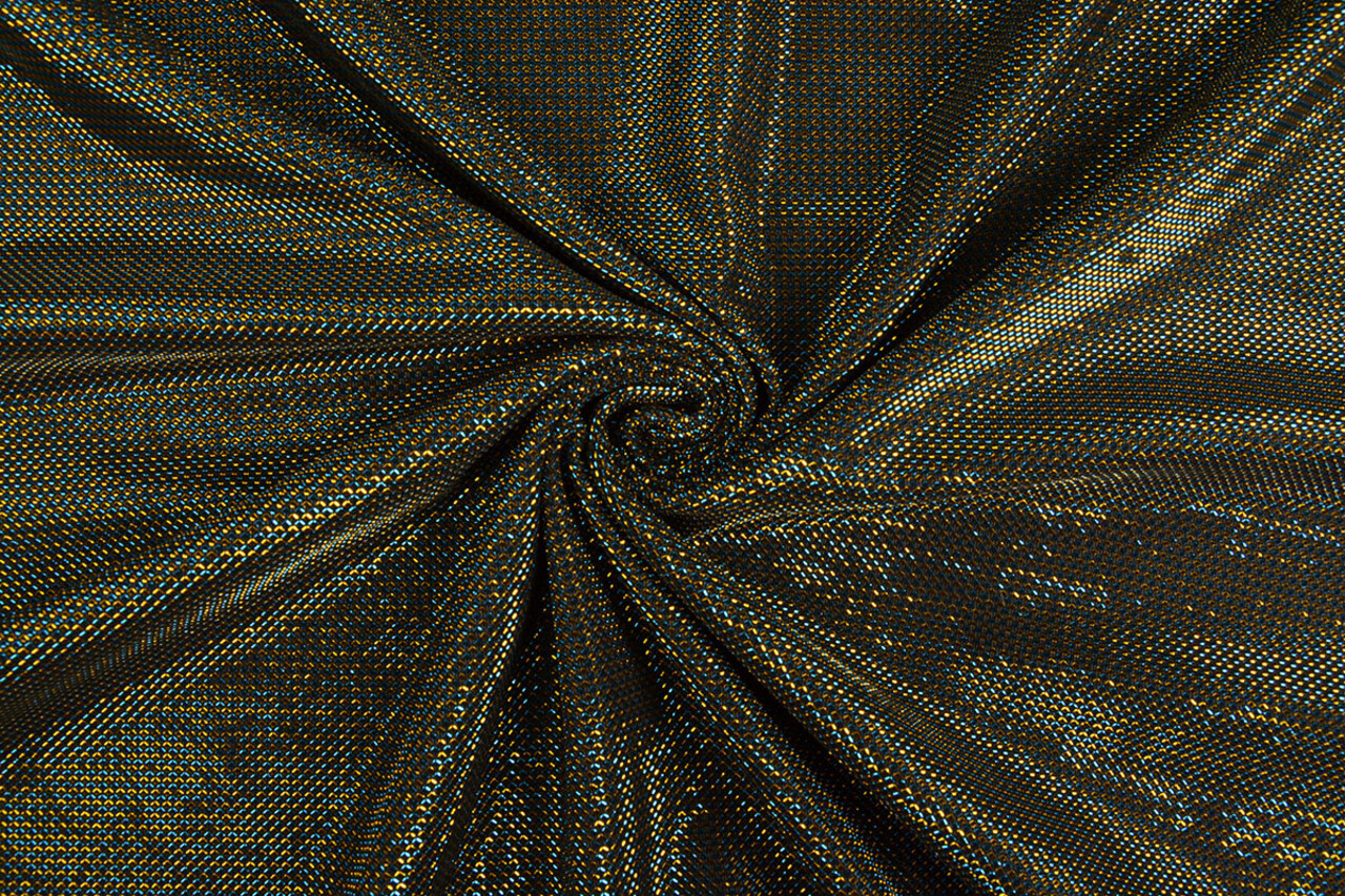 Lurex Two-Tone Blue-Yellow Lurex Two-Tone Blue-Yellow