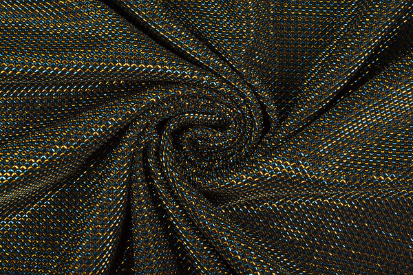 Lurex Two-Tone Blau-Gelb Lurex Two-Tone Blau-Gelb