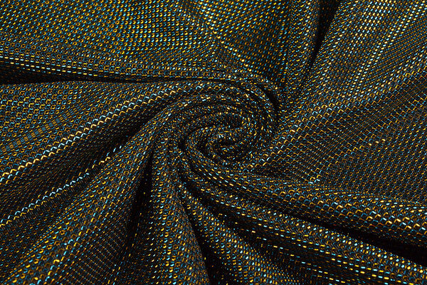 Lurex Two-Tone Blau-Gelb Lurex Two-Tone Blau-Gelb