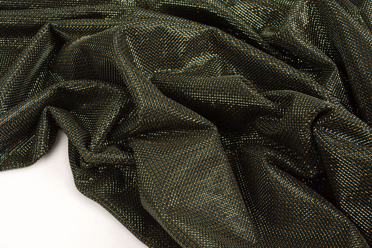 Lurex Bicolore Bleu-Jaune Lurex Bicolore Bleu-Jaune