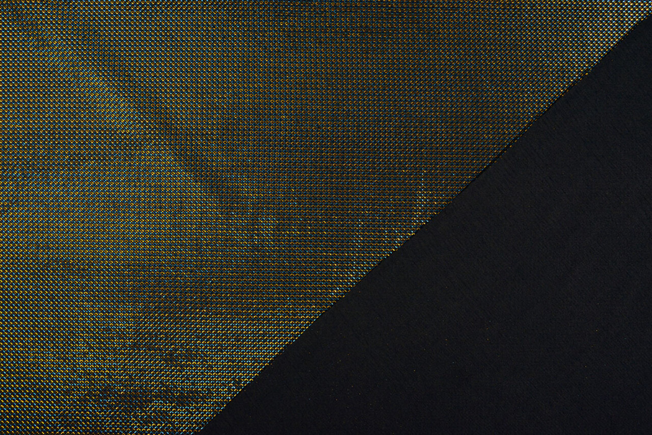 Lurex Two-Tone Blauw-Geel Lurex Two-Tone Blauw-Geel