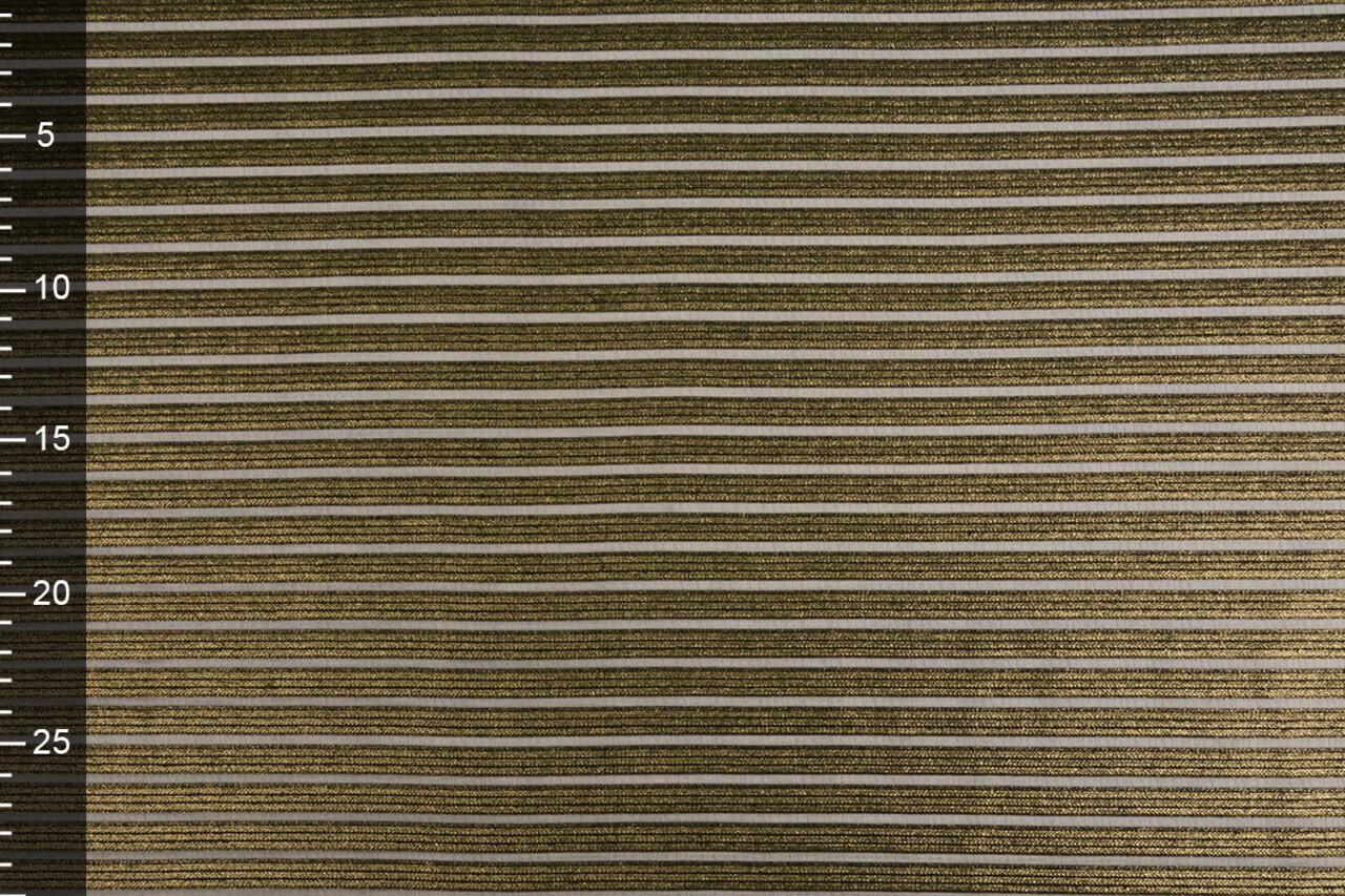 Lurex Stripes Gold-Black