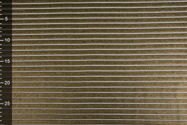 Lurex Stripes Gold-Black