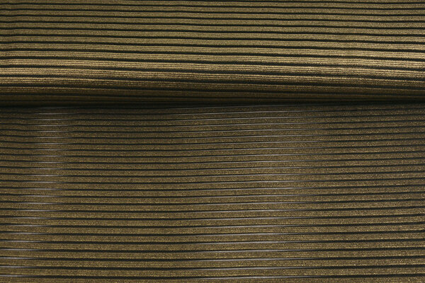 Lurex Stripes Gold-Black