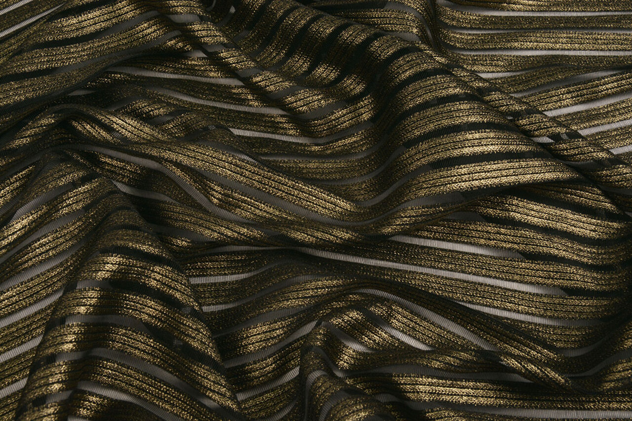 Lurex Righe Oro-Nero Lurex Righe Oro-Nero