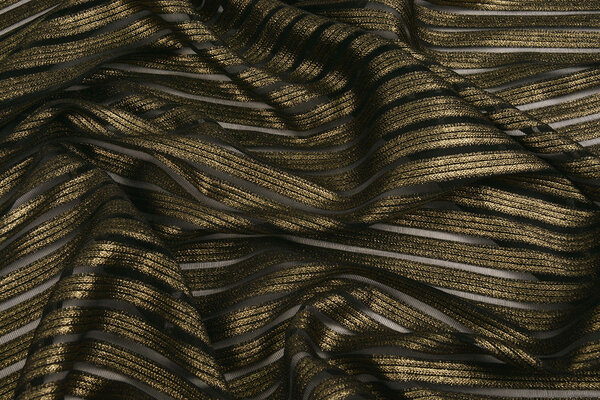 Lurex Stripes Gold-Black