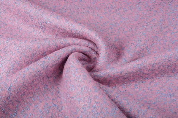 Tricoté Laine Tissu Lanoso Rose Bleu
