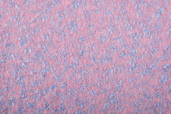 Knitted Woolen fabric Lanoso Pink Blue