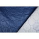 Matelassé Tissu pour Manteau Hexagoon Bleu Foncé Matelassé Tissu pour Manteau Hexagoon Bleu Foncé