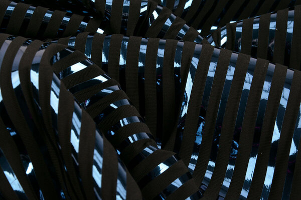 Jersey Streifen Lack