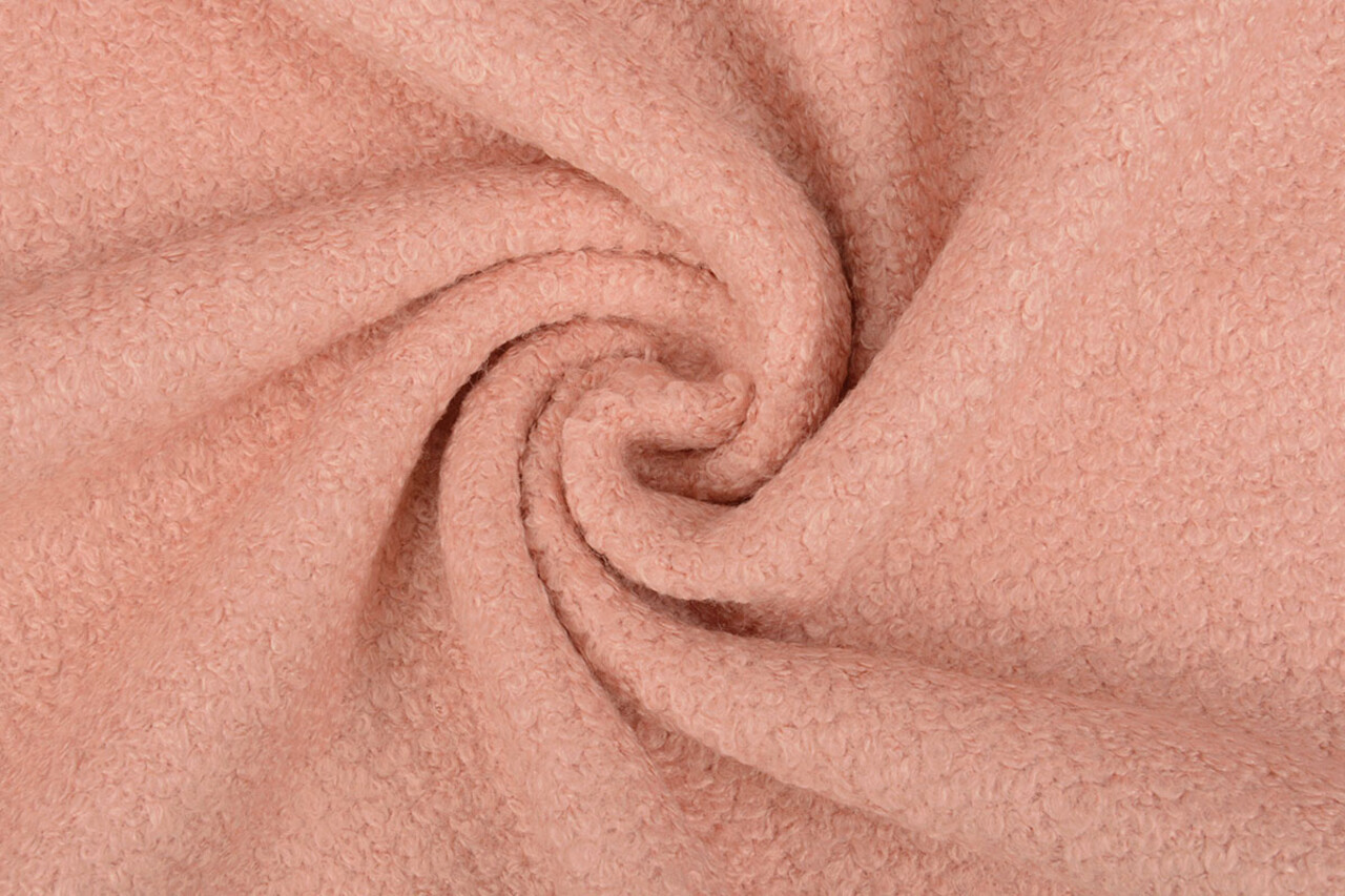 Gekochte Wolle Seff Lachs Rosa