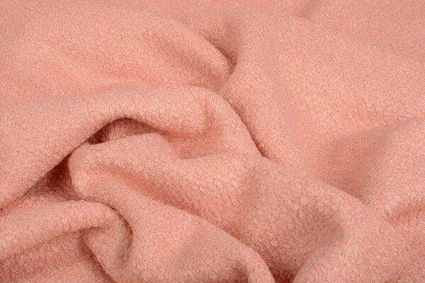 Gekochte Wolle Seff Lachs Rosa