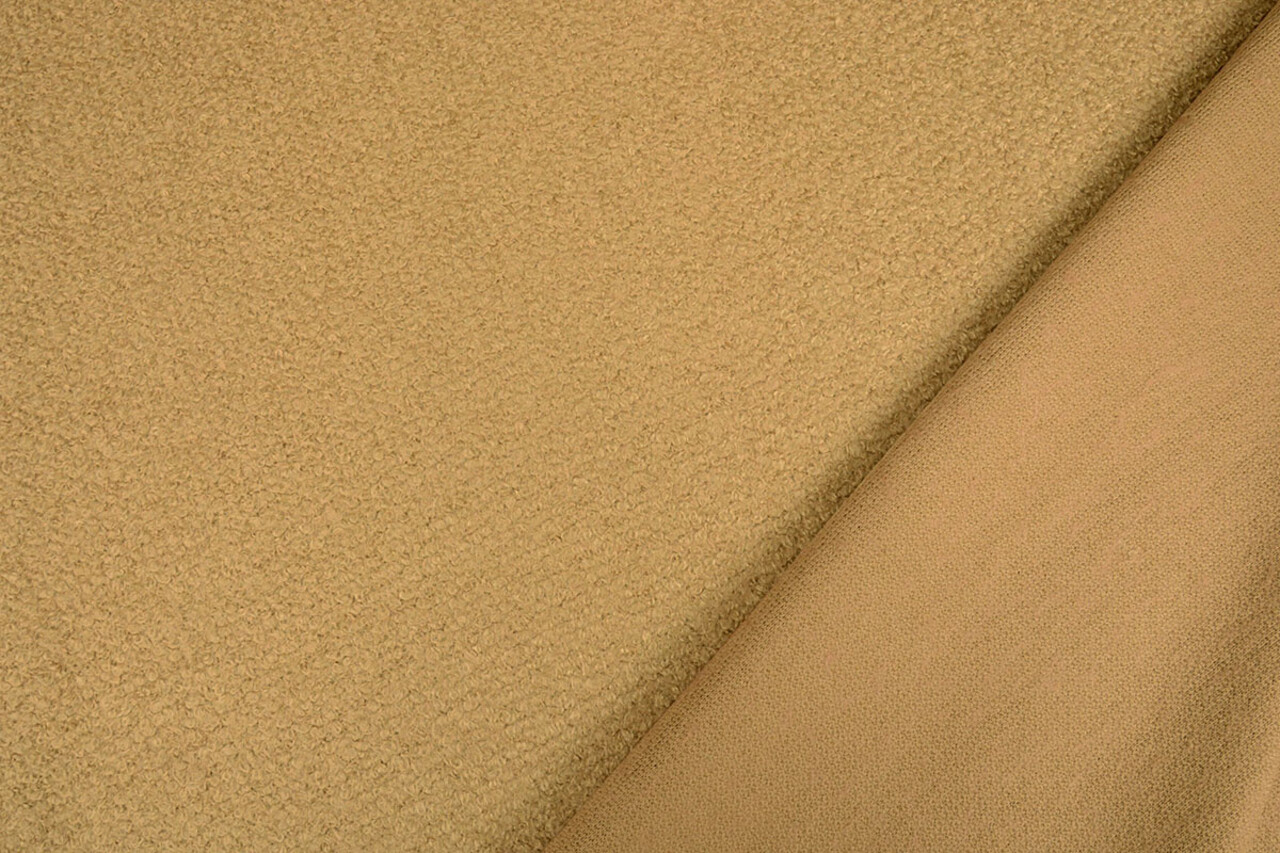 Gekochte Wolle Seff Hellbraun