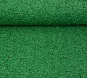 Boiled Wool Roef Grass Green Melange Boiled Wool Roef Grass Green Melange