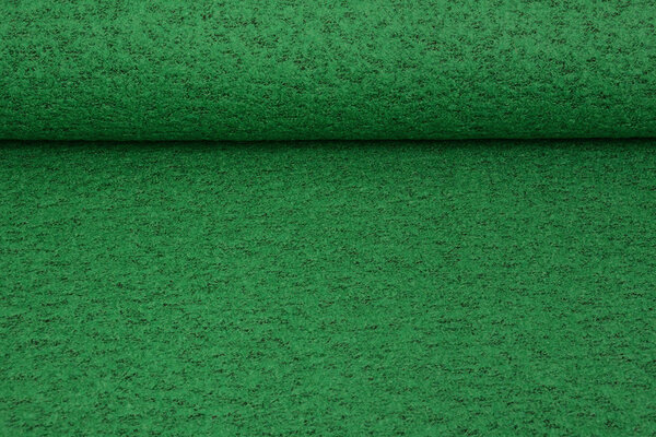 Boiled Wool Roef Grass Green Melange Boiled Wool Roef Grass Green Melange