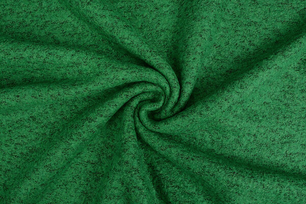 Boiled Wool Roef Grass Green Melange Boiled Wool Roef Grass Green Melange