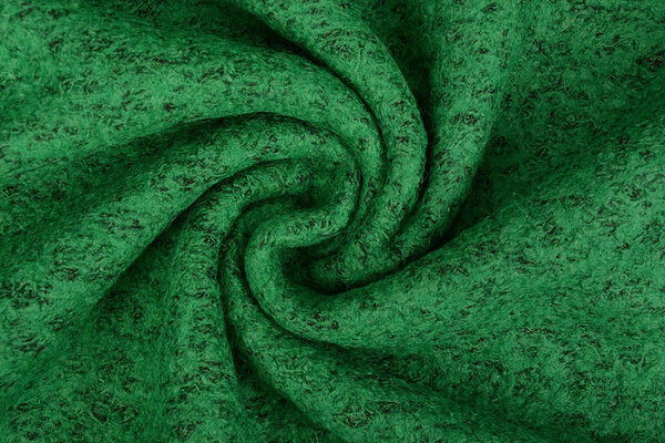 Boiled Wool Roef Grass Green Melange Boiled Wool Roef Grass Green Melange