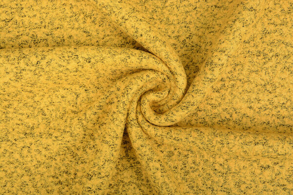 Boiled Wool Roef Ocher Yellow Melange Boiled Wool Roef Ocher Yellow Melange
