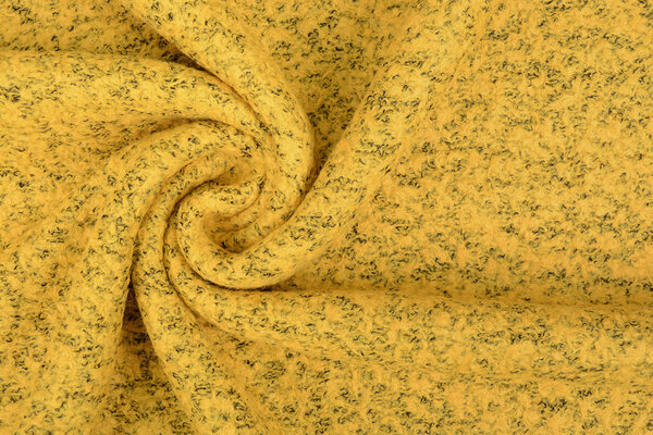 Boiled Wool Roef Ocher Yellow Melange Boiled Wool Roef Ocher Yellow Melange