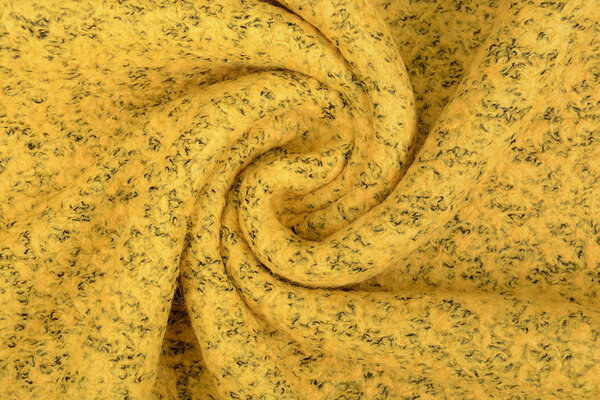 Boiled Wool Roef Ocher Yellow Melange Boiled Wool Roef Ocher Yellow Melange