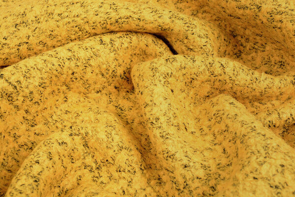 Boiled Wool Roef Ocher Yellow Melange Boiled Wool Roef Ocher Yellow Melange