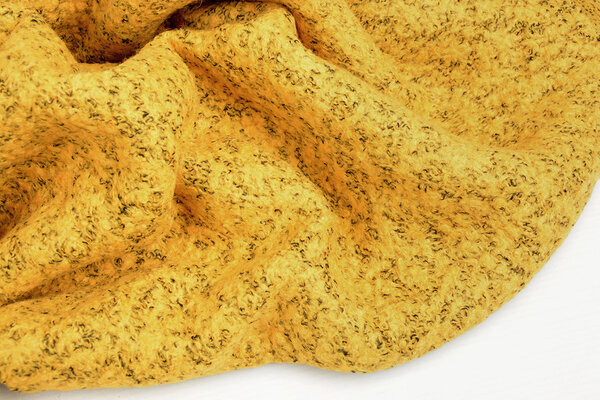 Boiled Wool Roef Ocher Yellow Melange Boiled Wool Roef Ocher Yellow Melange