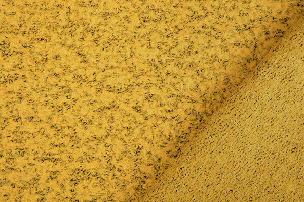 Boiled Wool Roef Ocher Yellow Melange Boiled Wool Roef Ocher Yellow Melange