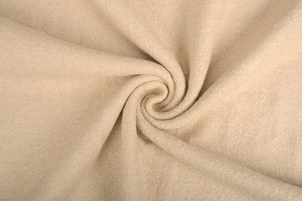 Gekochte Wolle Raff Hell Beige