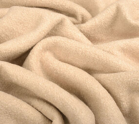 Gekochte Wolle Raff Hell Beige