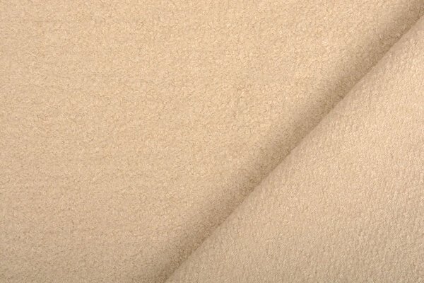 Gekochte Wolle Raff Hell Beige