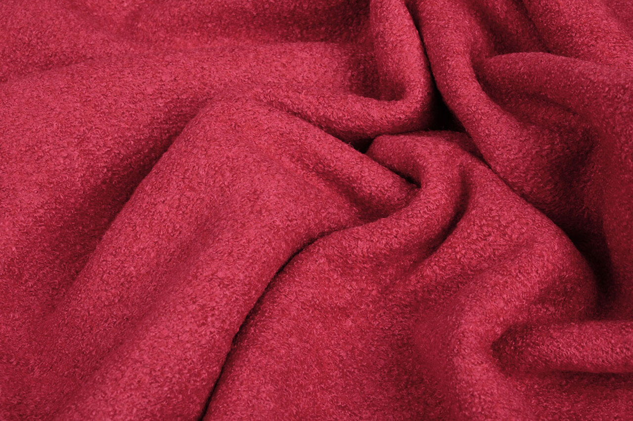 Boiled Wool Raff Wine Red Boiled Wool Raff Wine Red