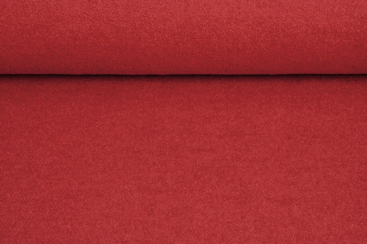 Boiled Wool Raff Red Boiled Wool Raff Red